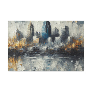 "Urban Symphony Unveiled" - Canvas