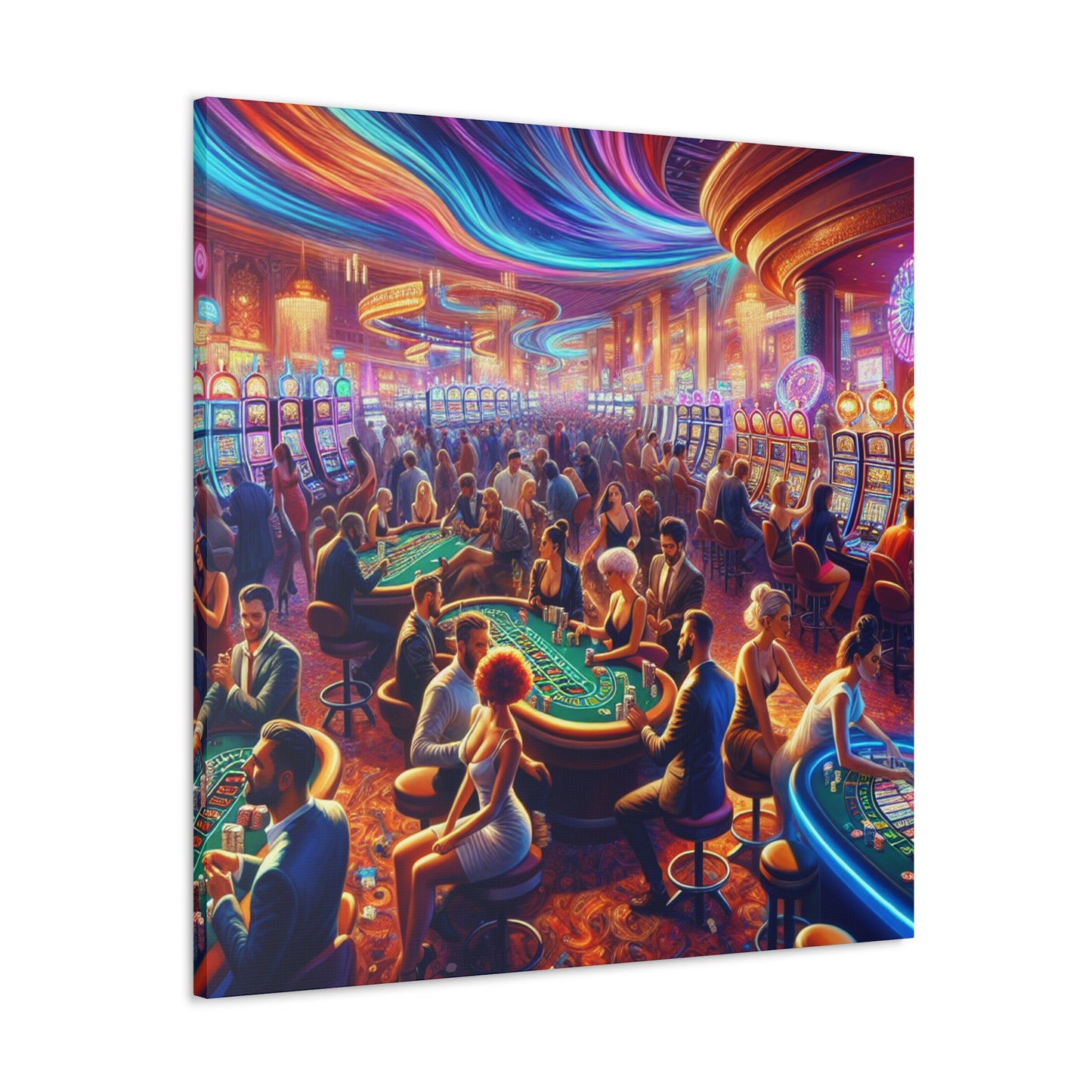 "Lavish Mirage Lights" - Canvas