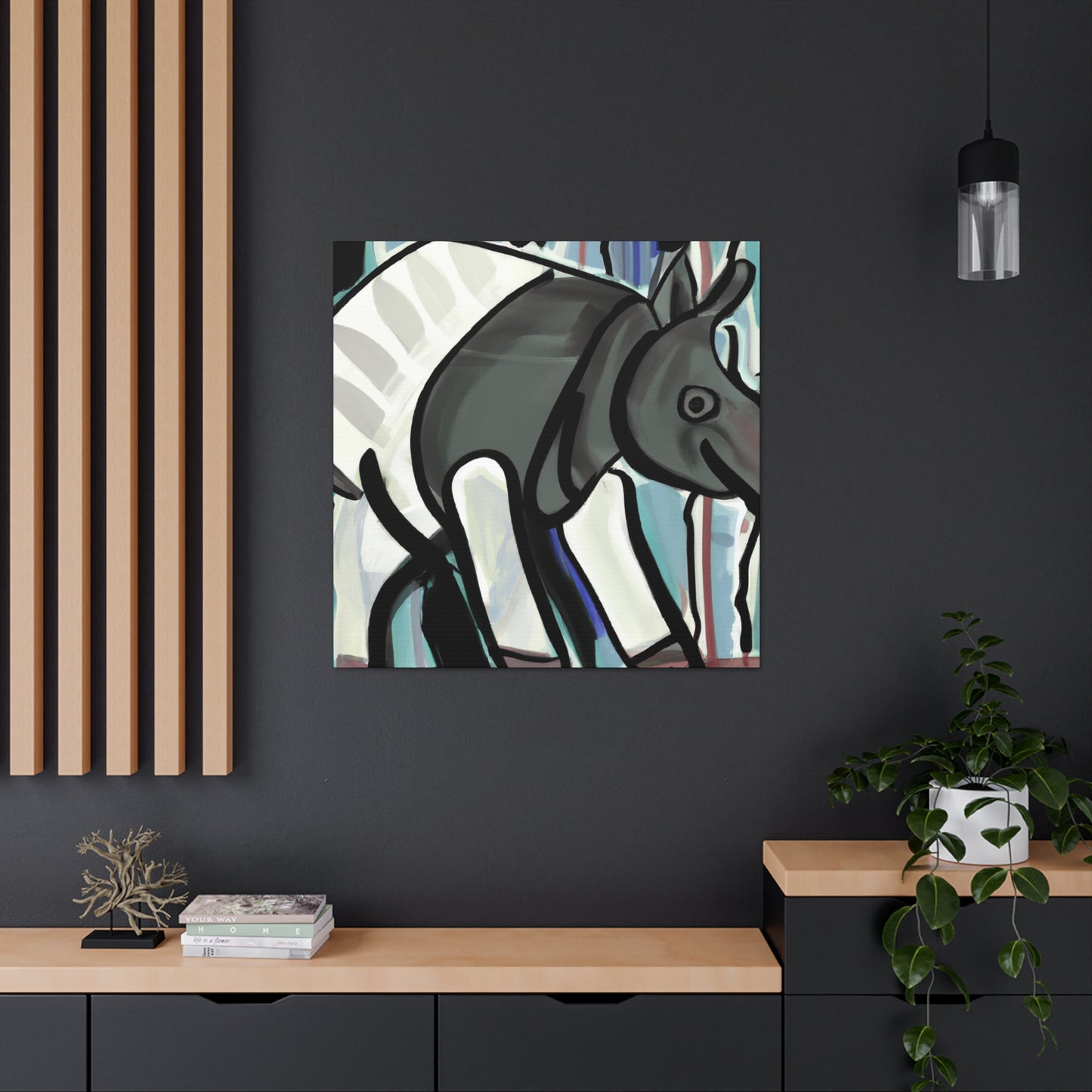 Malayan Tapir Ode - Canvas