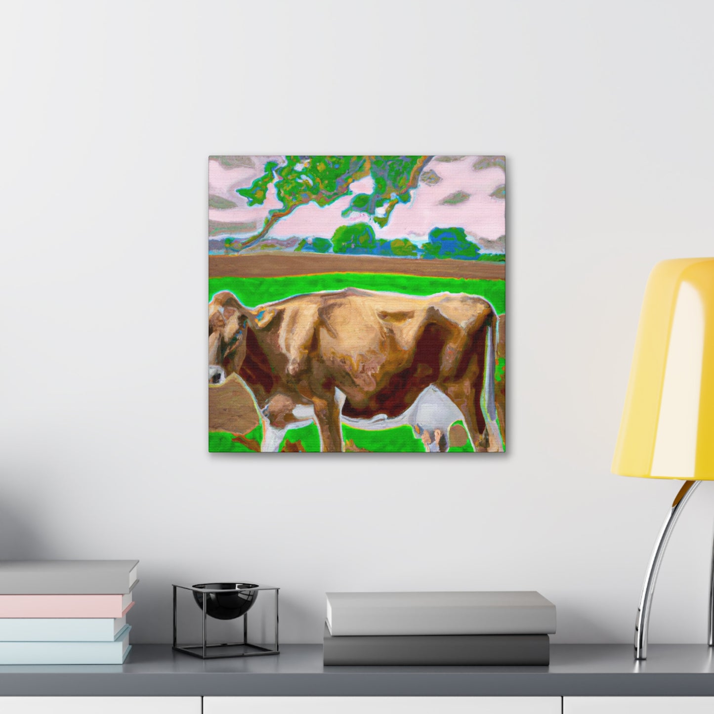 Majestic Jersey Cattle - Canvas