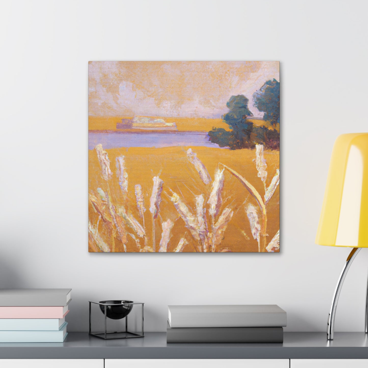 "Wheat Field Forever Gazing" - Canvas