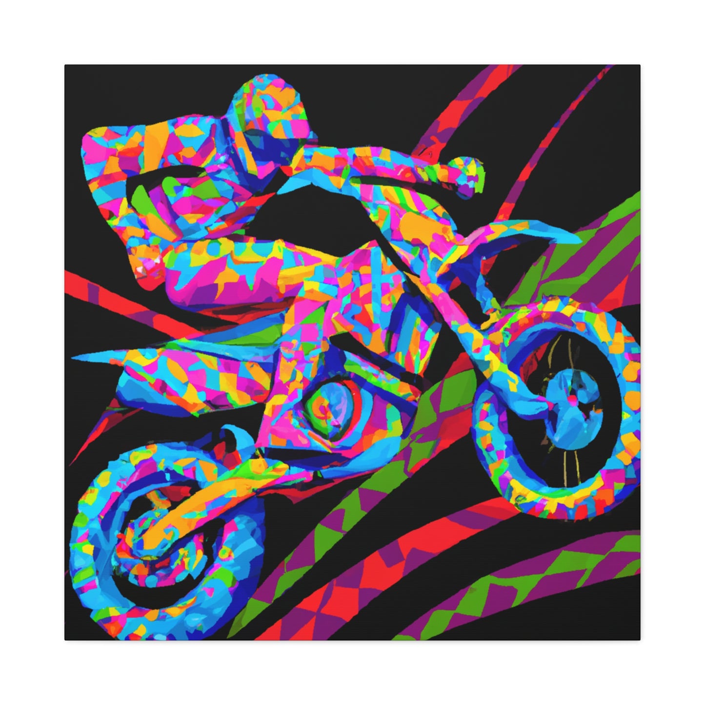 Motocross Roaring Twenties - Canvas