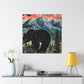 "Black Bear Unfathomable" - Canvas