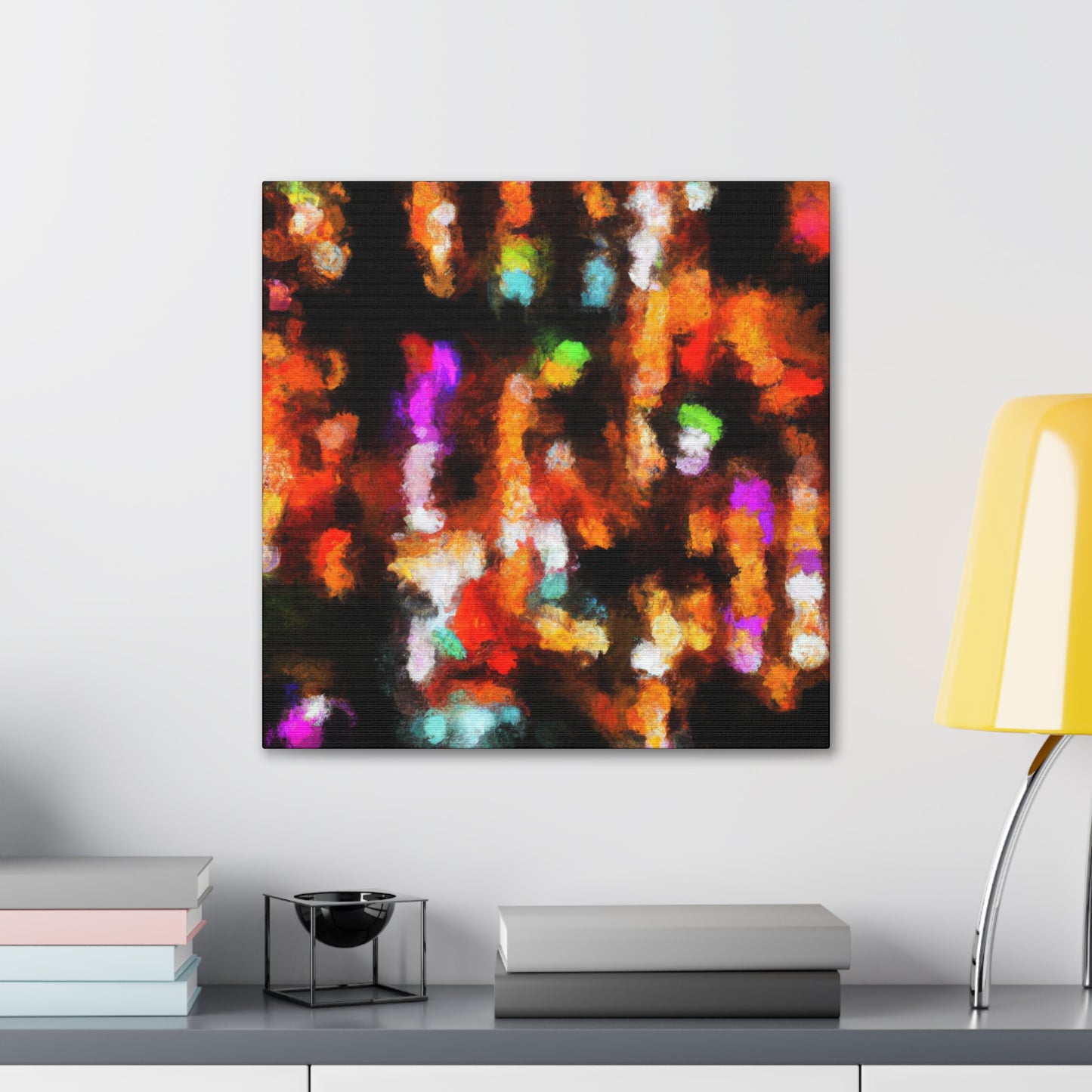 "Christmas Lights Glittering" - Canvas