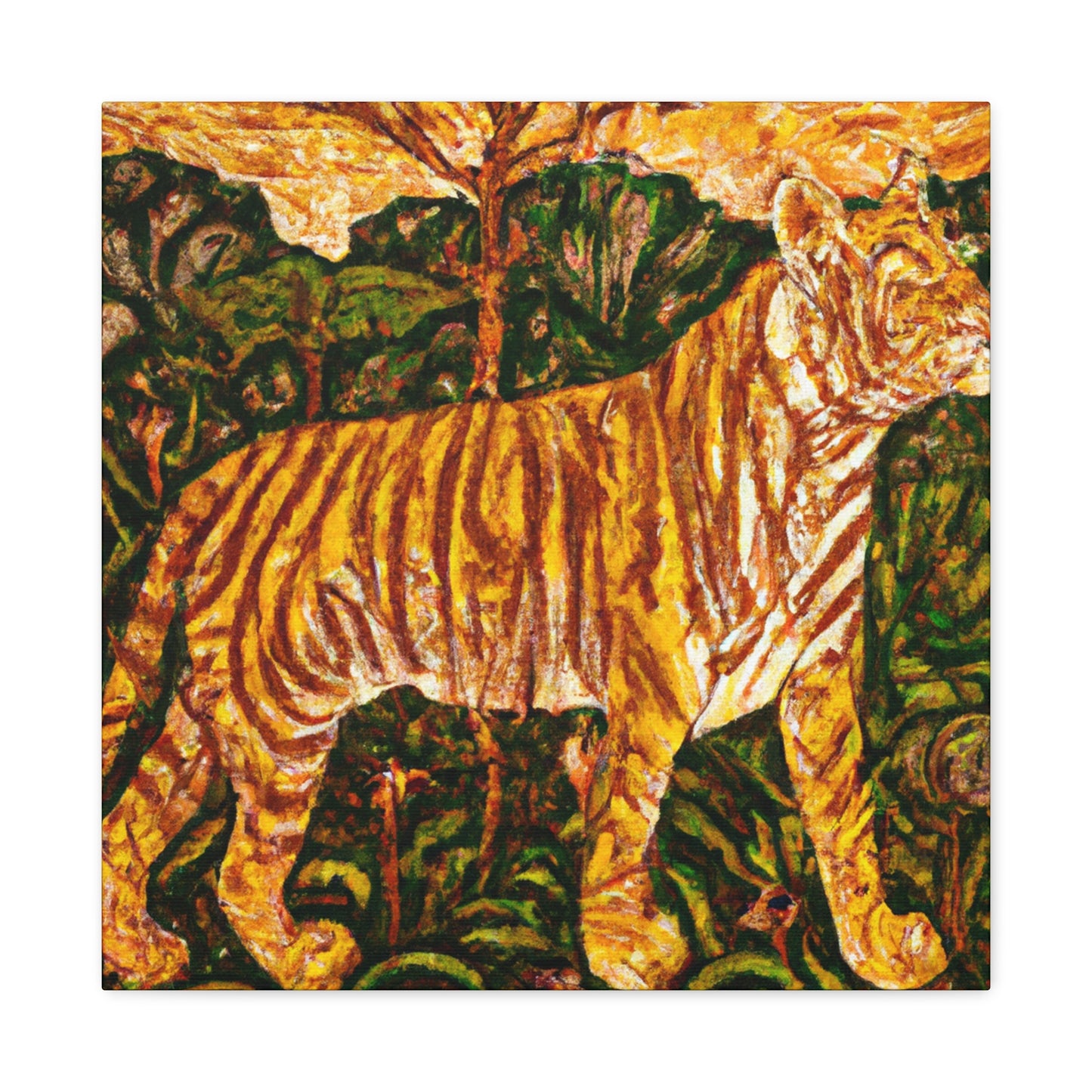 "Tiger in Splendid Opulence" - Canvas