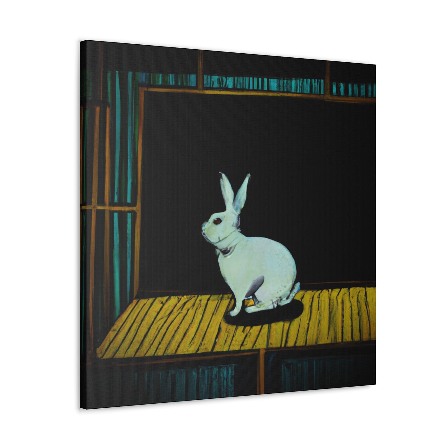 Rabbit in Neutral Tones - Canvas