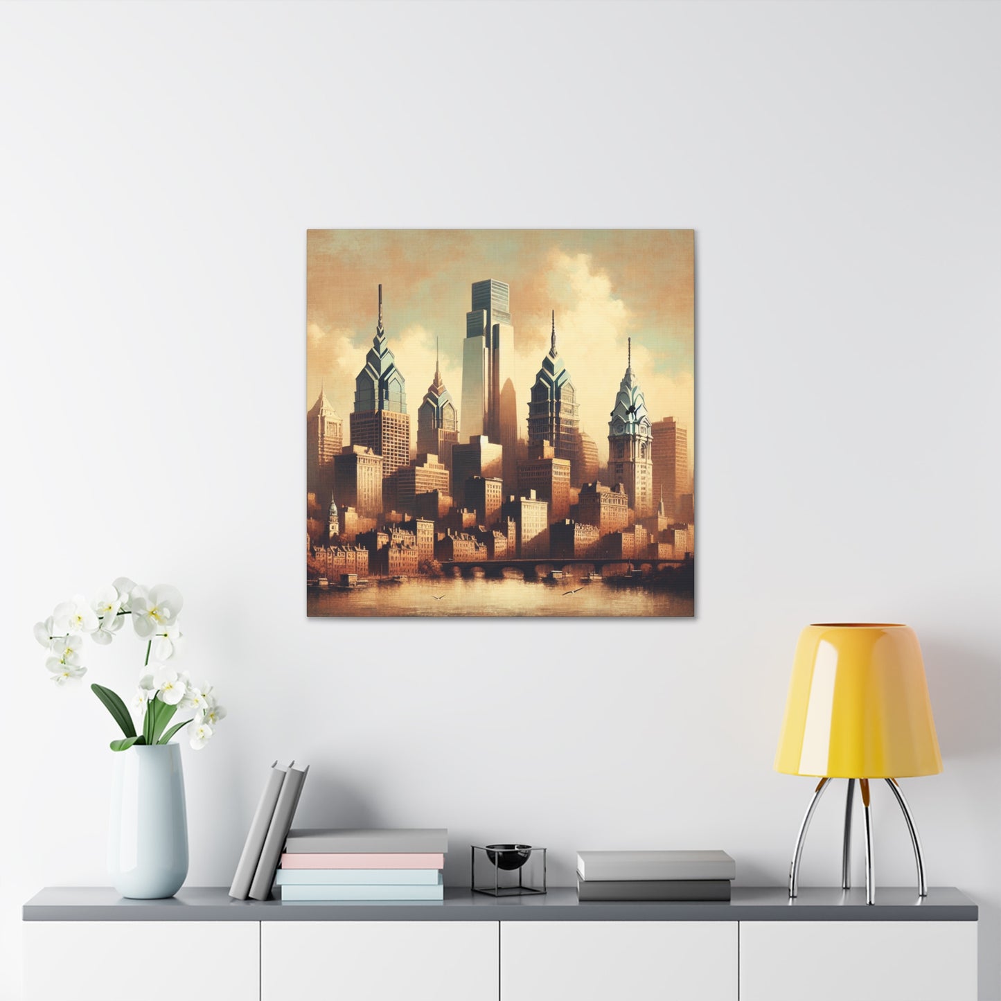 "City's Renaissance Awakening" - Canvas