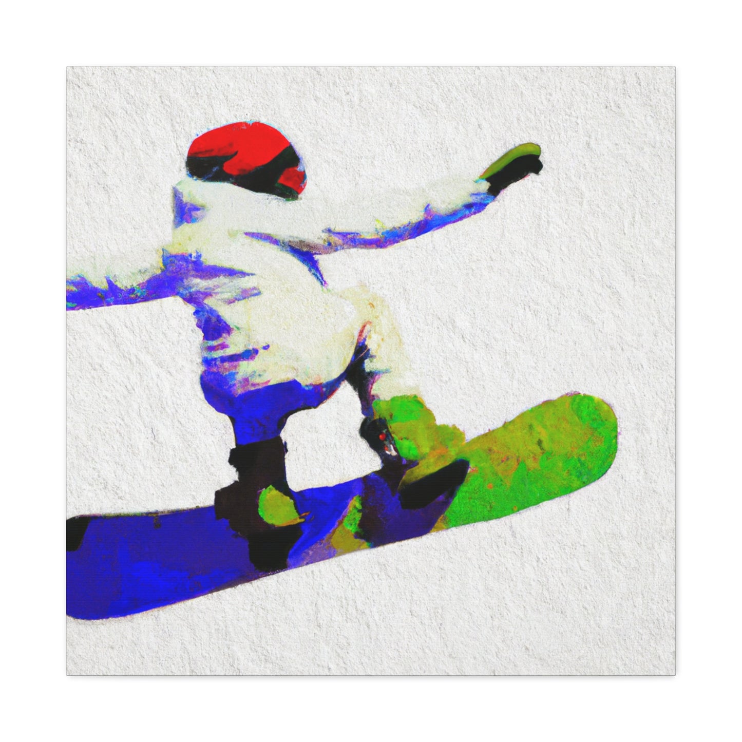 Snowboarding Thrill Ride - Canvas