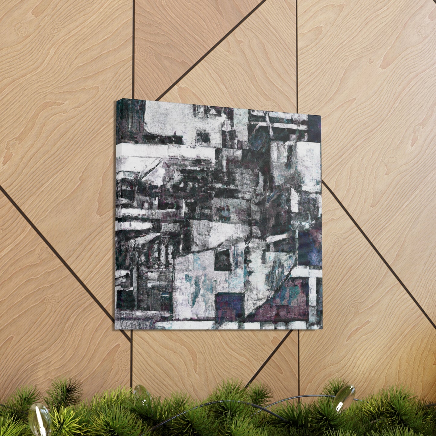 "Brutalist Expression Intrigue" - Canvas