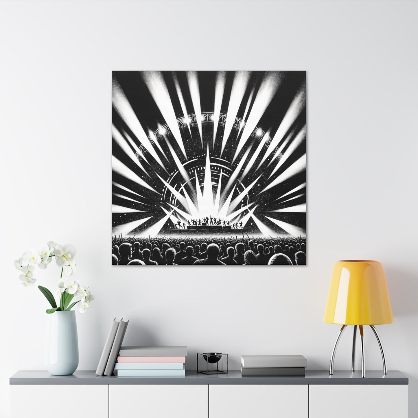 "Ecstatic Nightfall Symphony" - Canvas