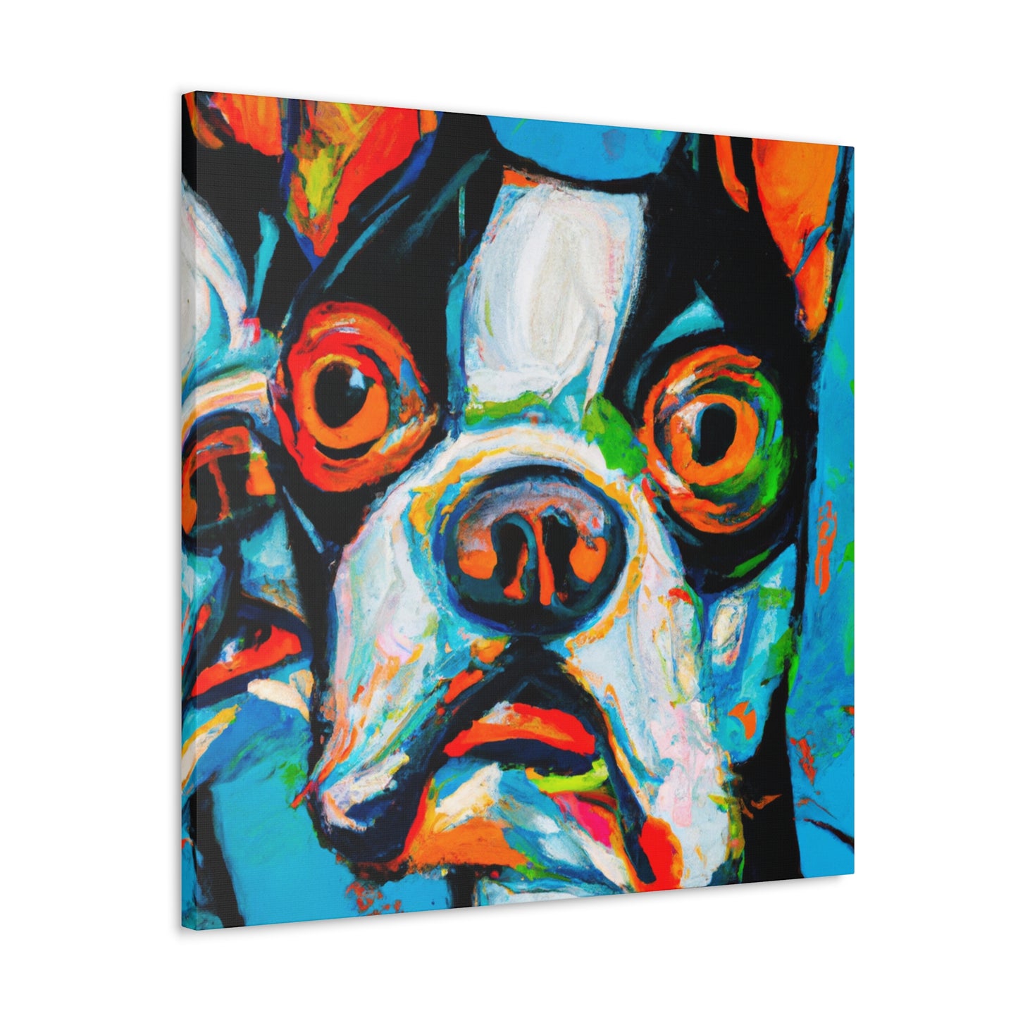 Boston Terrier Dreamscape - Canvas