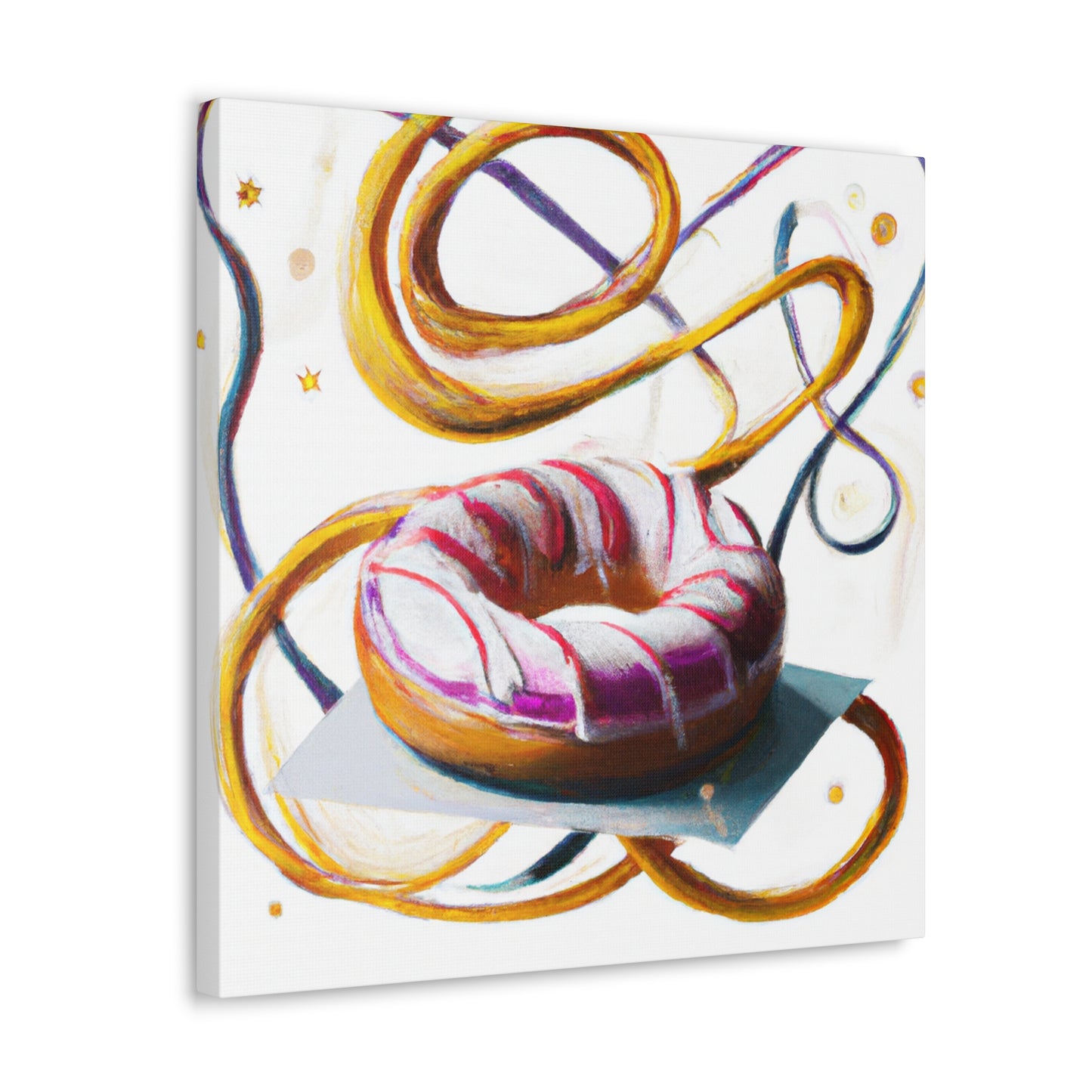 "Doughnut Rococo Dream" - Canvas