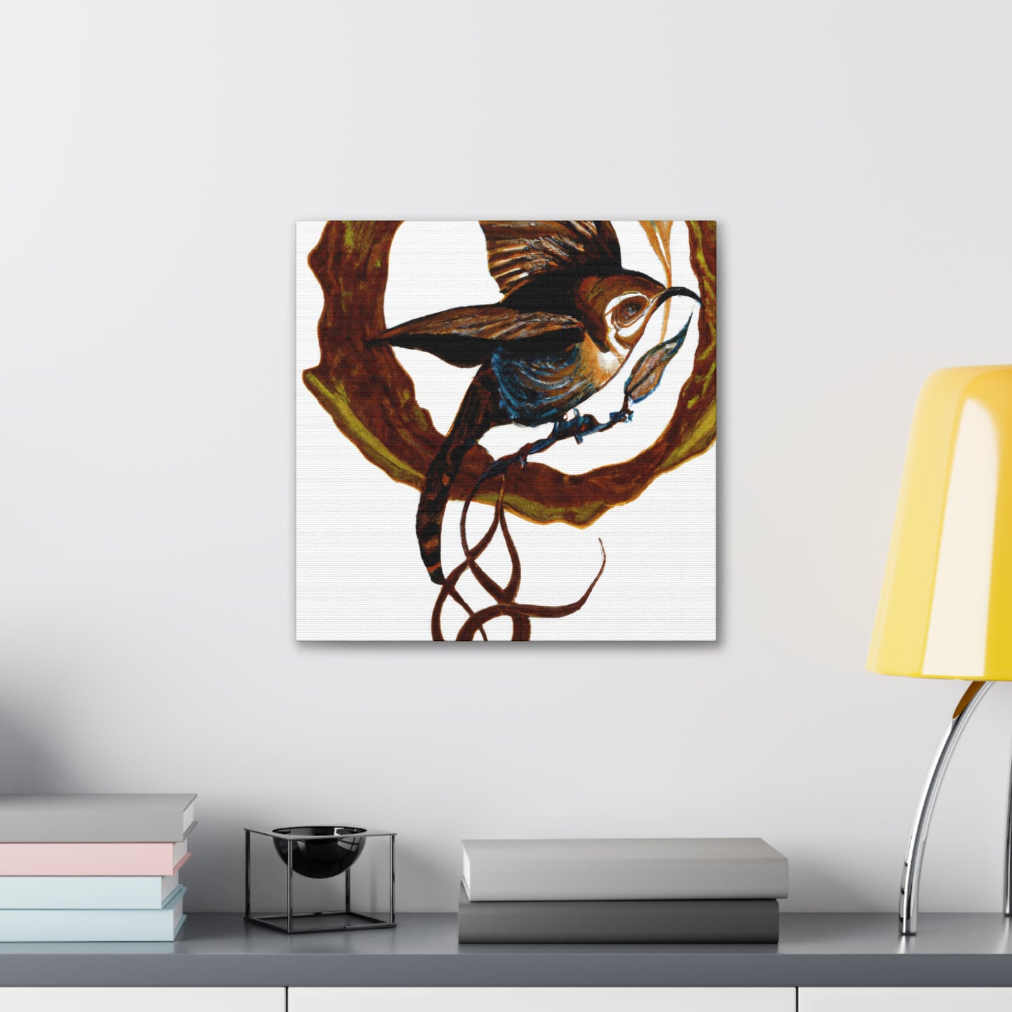 "Carolina Wren Dreaming" - Canvas