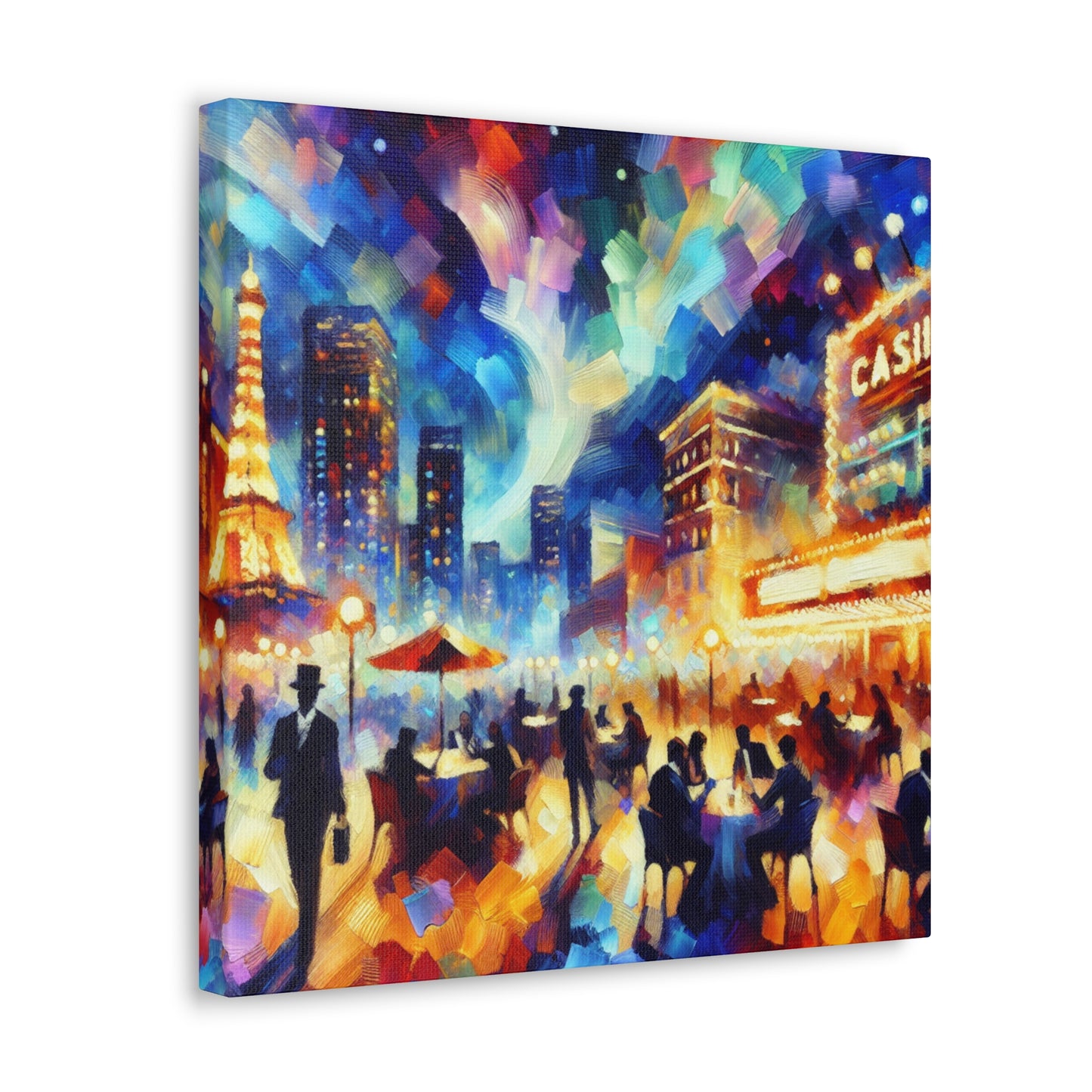 Colorful Casino Chaos - Canvas