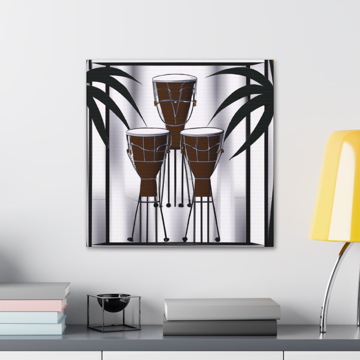 "Swinging Jazz Bongos." - Canvas