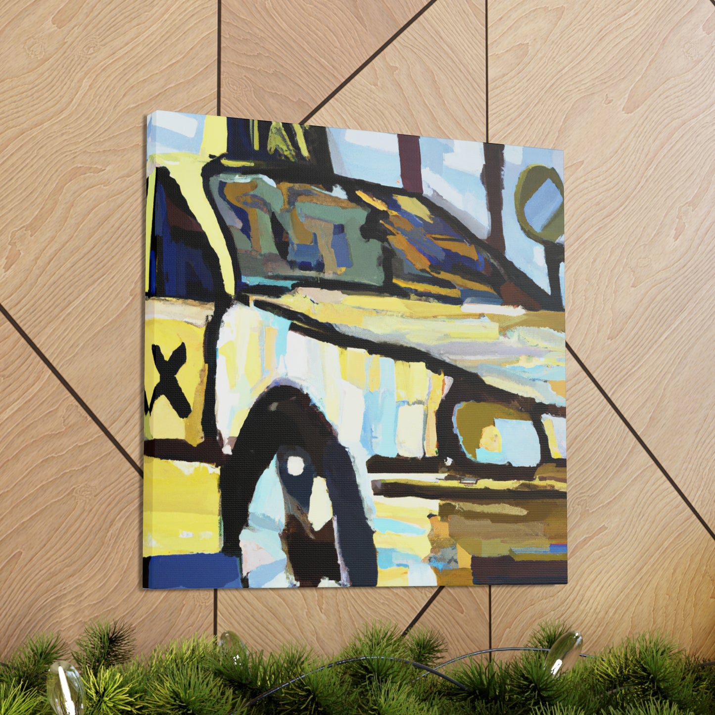 Taxi at Midnight - Canvas