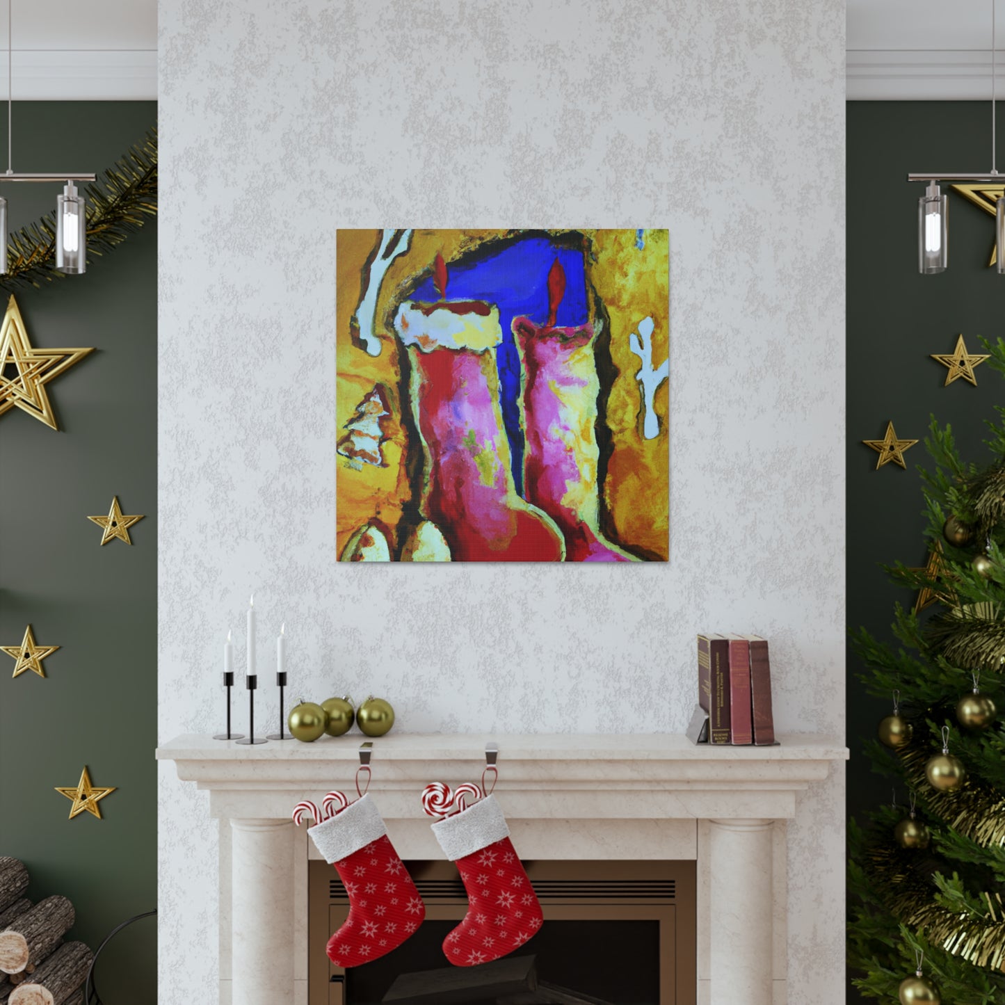 Stocking Dreams in Surrealism - Canvas