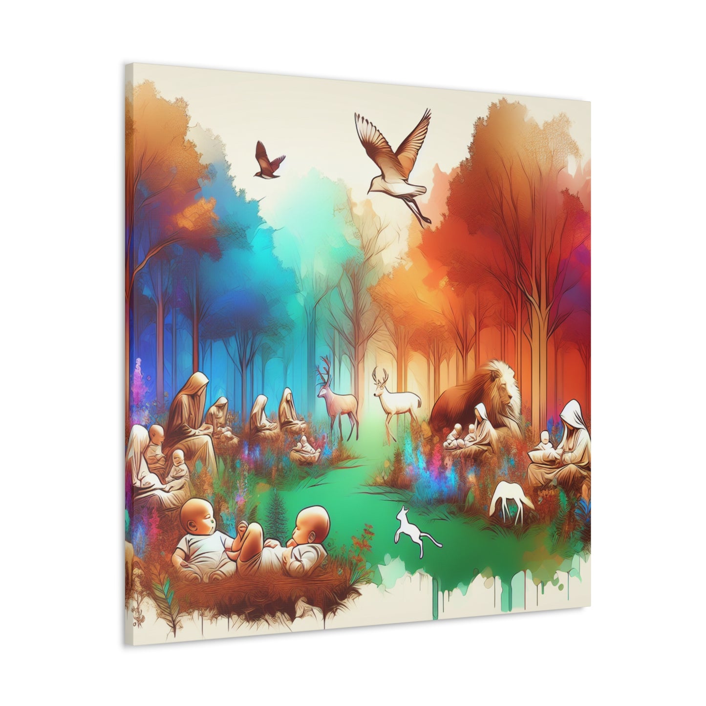 Whispering Woodland Wonders - Canvas