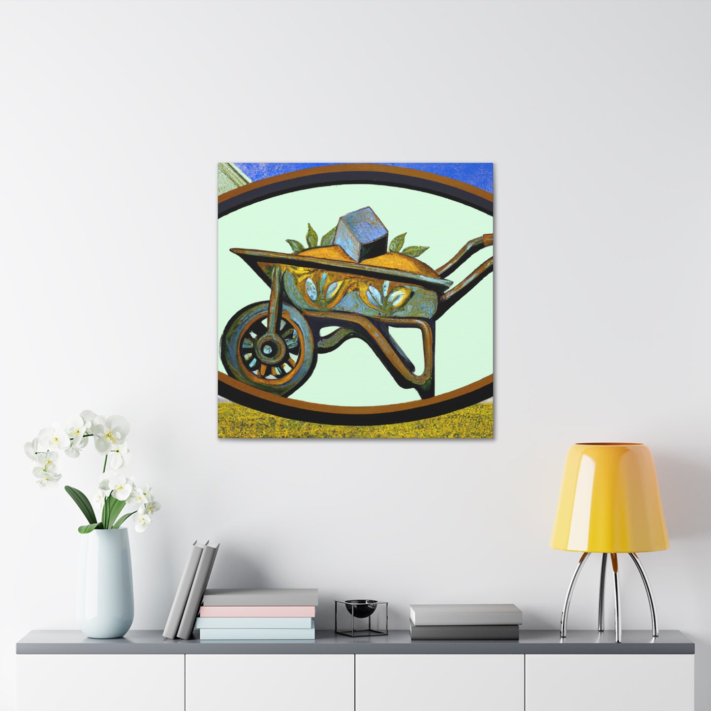 Wheelbarrow of Grandeur - Canvas