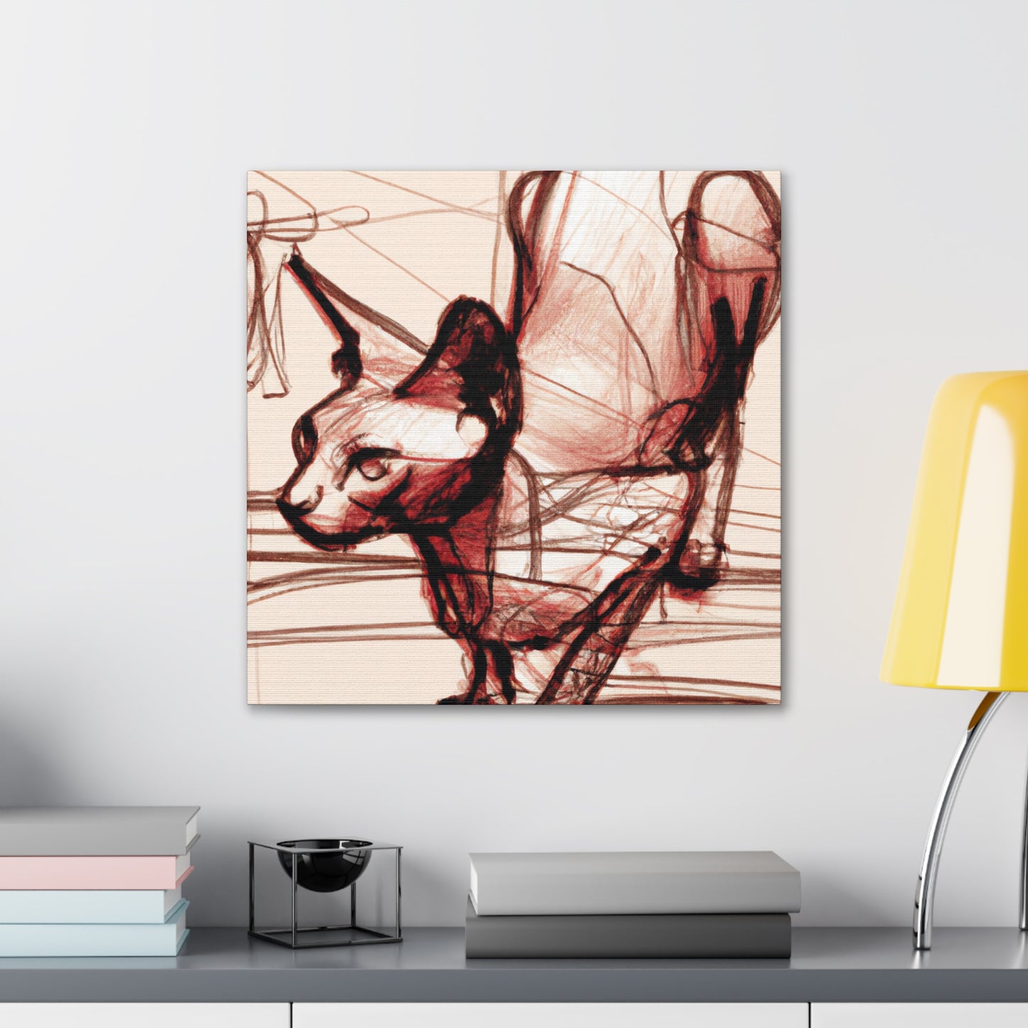 Sphinx in Sunrise Dream - Canvas