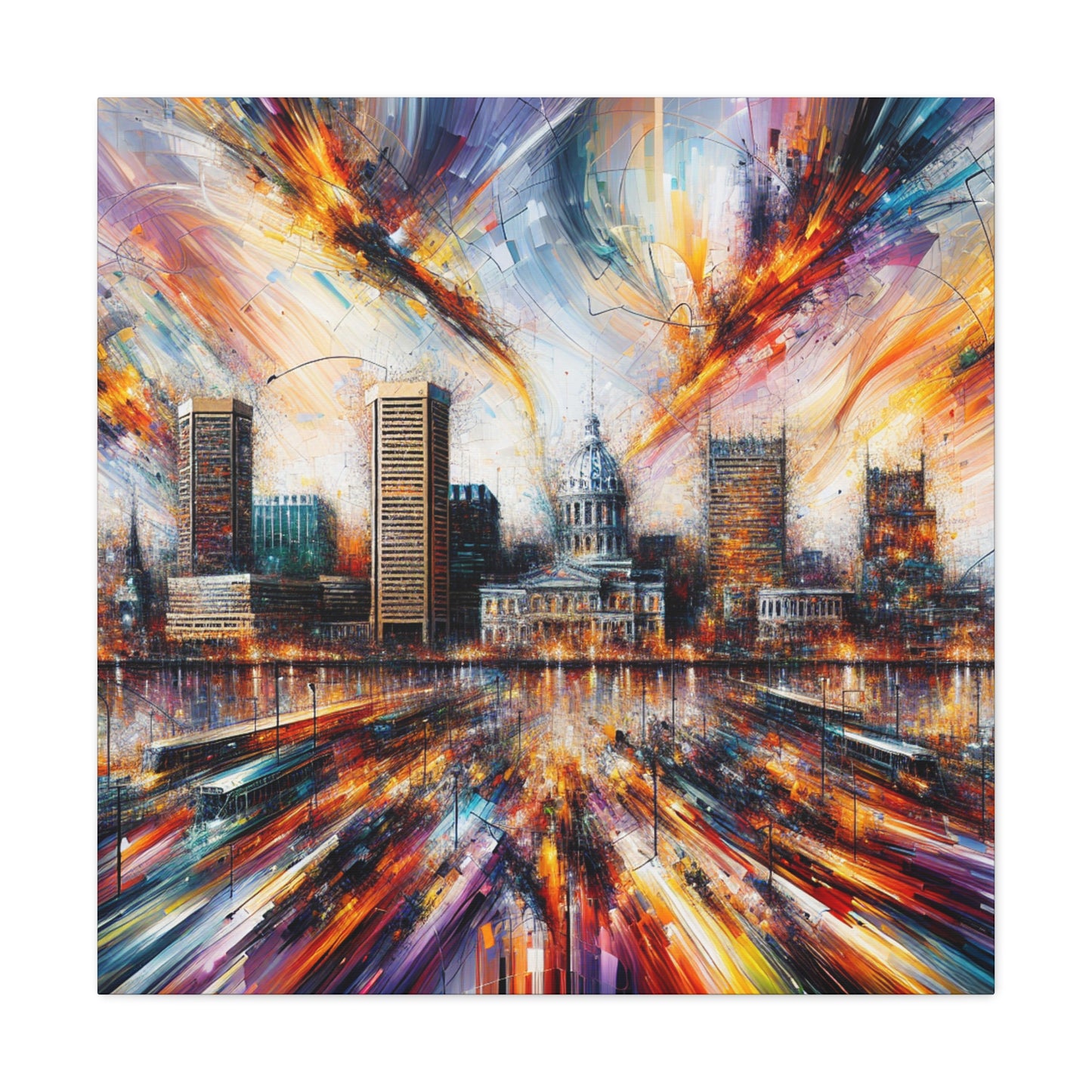 Urban Charm Unveiled - Canvas