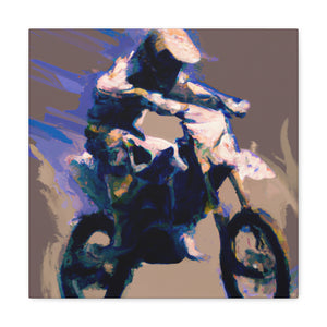 Racing on Two Wheels - Canvas