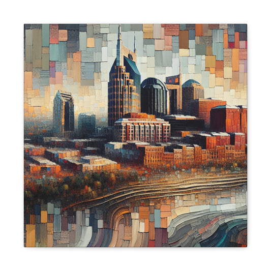 "Southern Serenade: Nashville Reverie" - Canvas