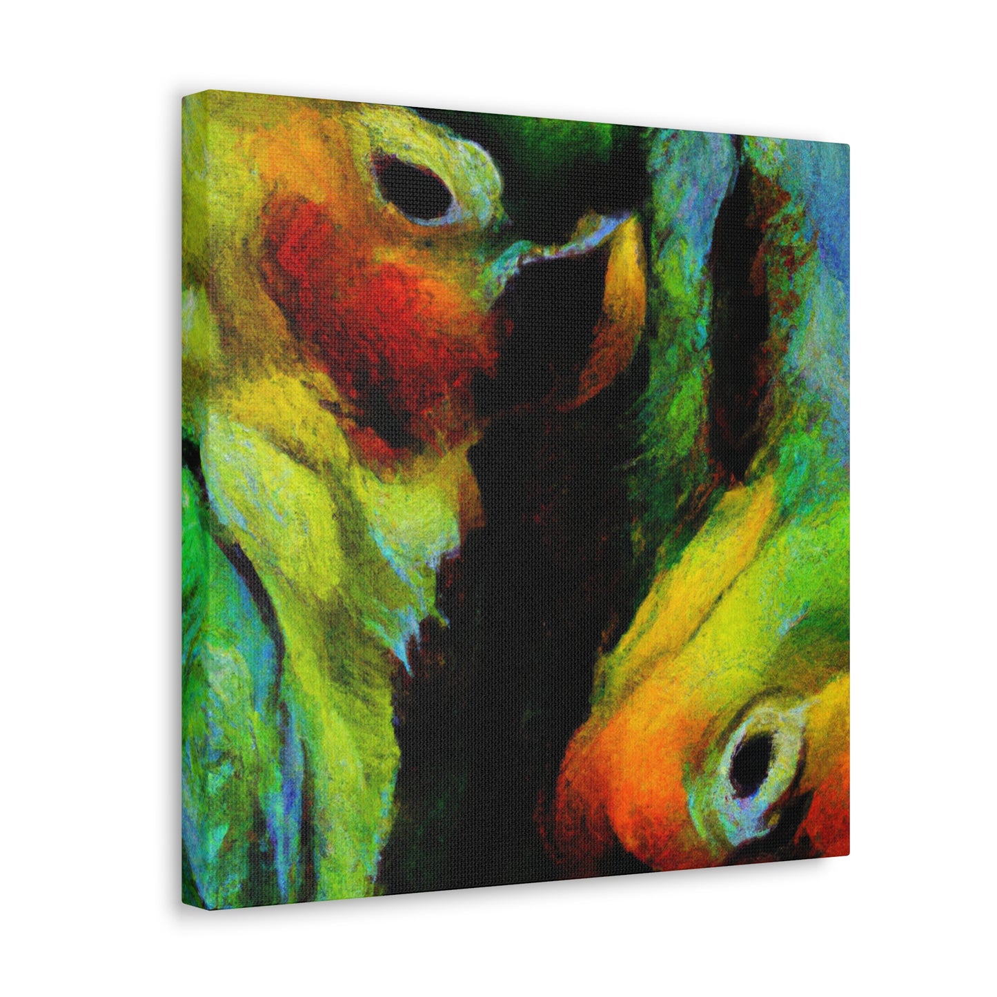 Conures in Colorful Hues - Canvas