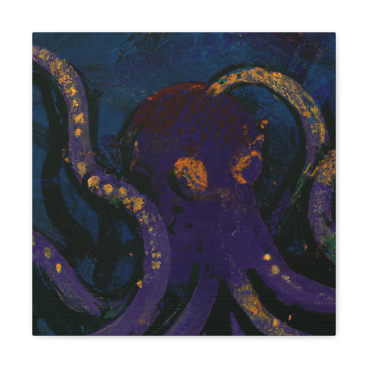 "Octopus Amongst Ruins" - Canvas