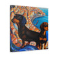 Dachshunds in Artwork - Canvas