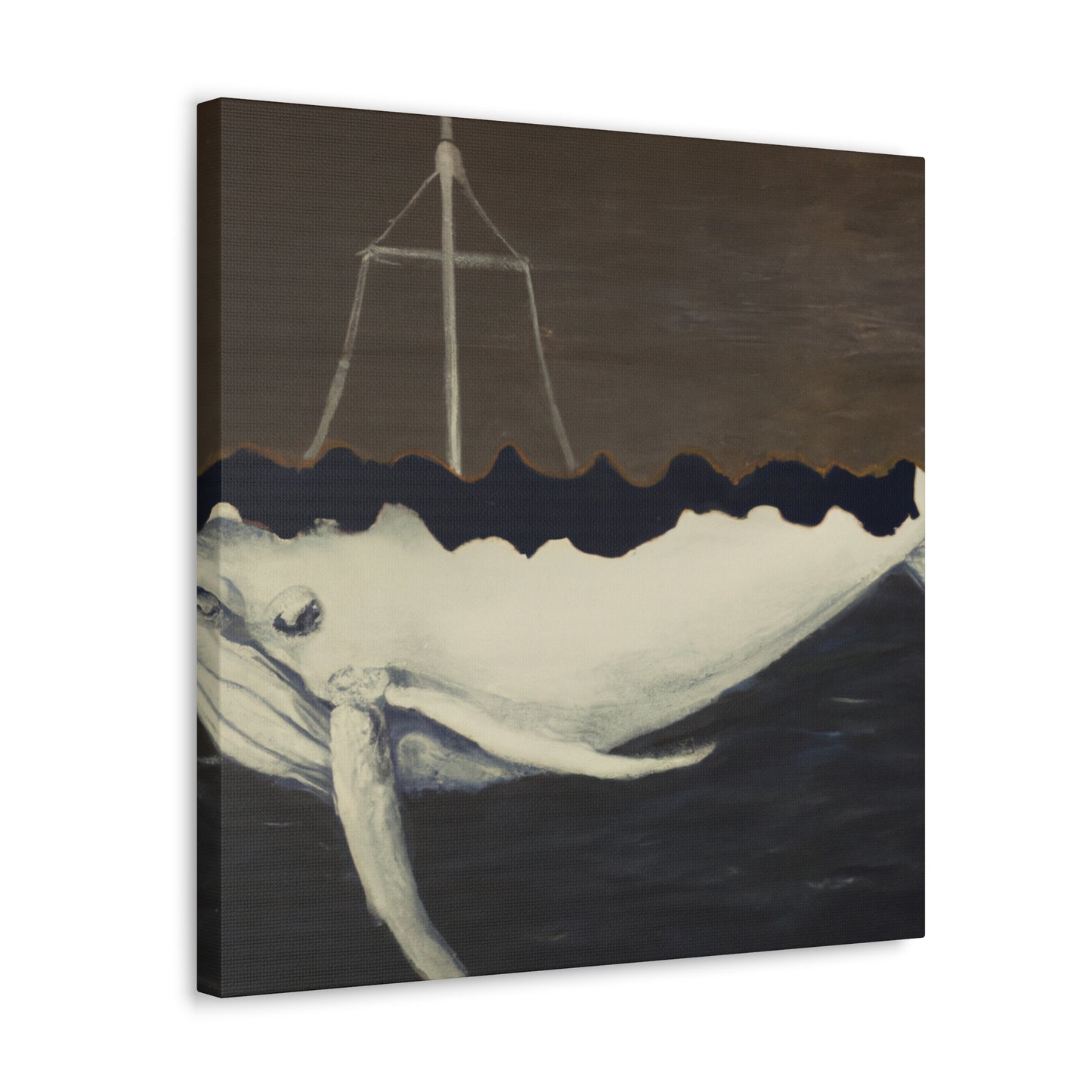 Whale in Reflection - Canvas