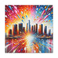 "Vibrant Urban Dreams" - Canvas