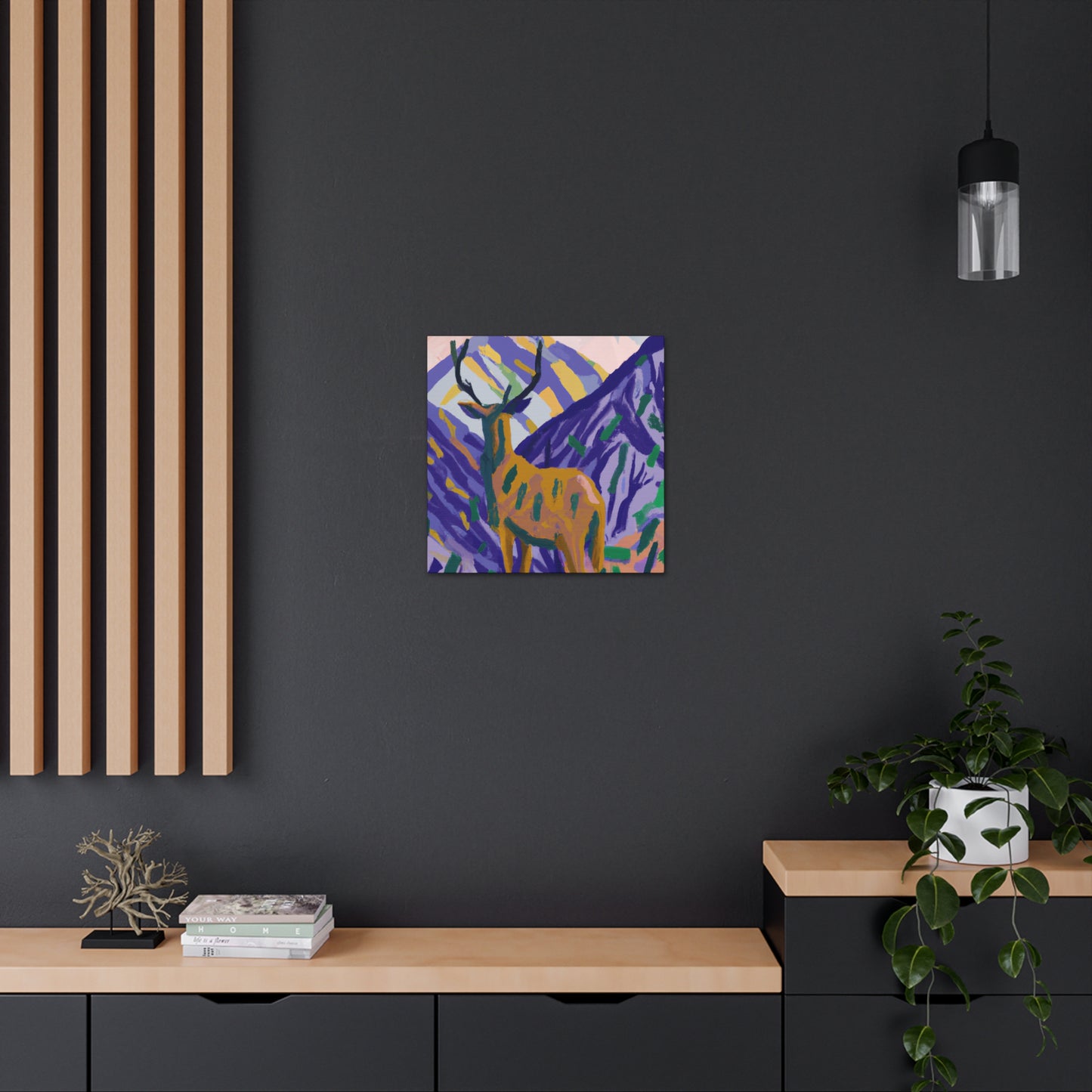 Fawn in Fauvist Hues - Canvas