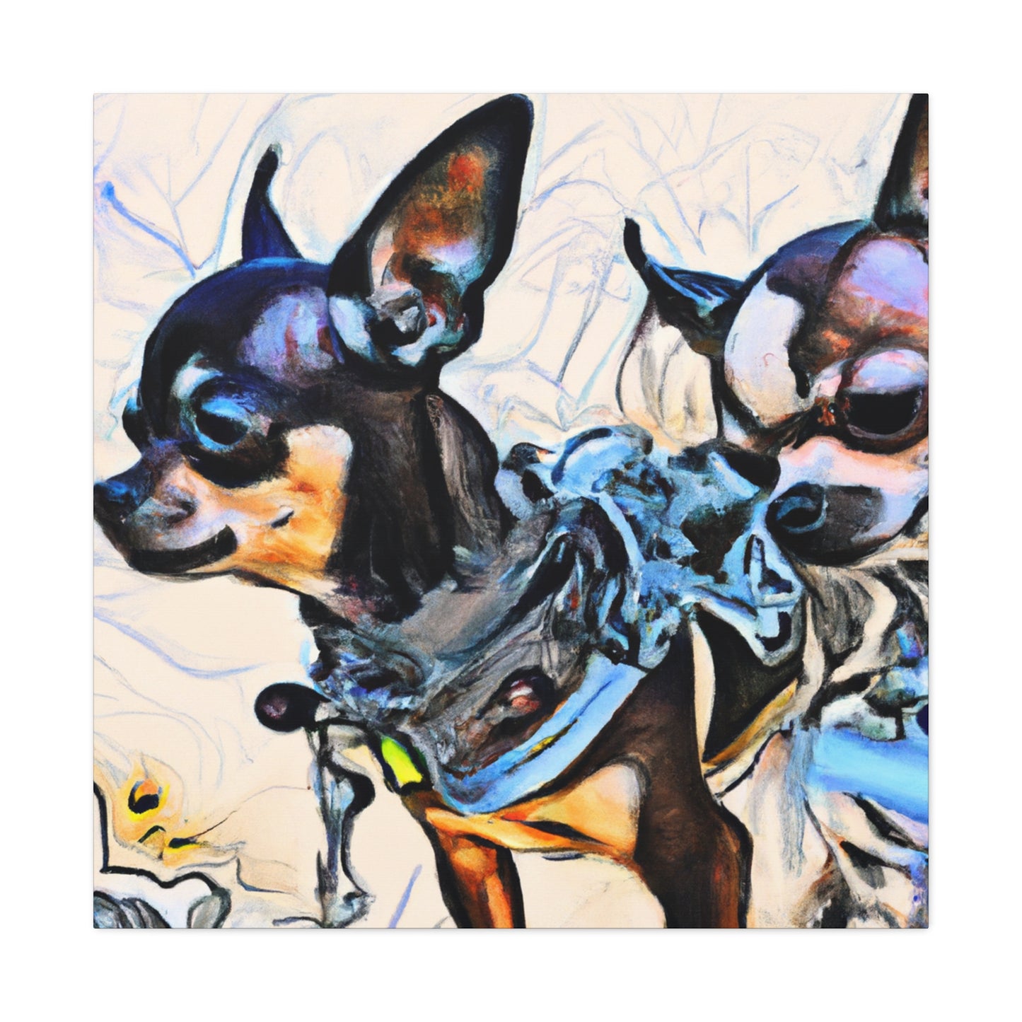 Chihuahua in Abstraction - Canvas