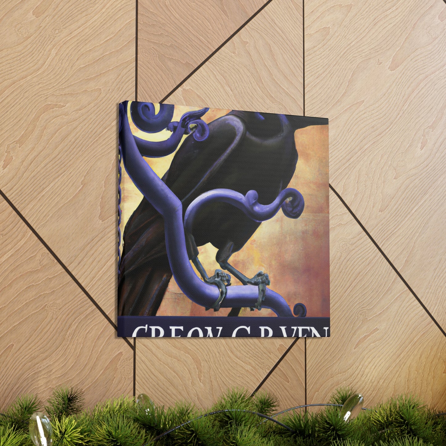 "American Crow Portraiture" - Canvas