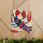 Lobster in Art Deco - Canvas