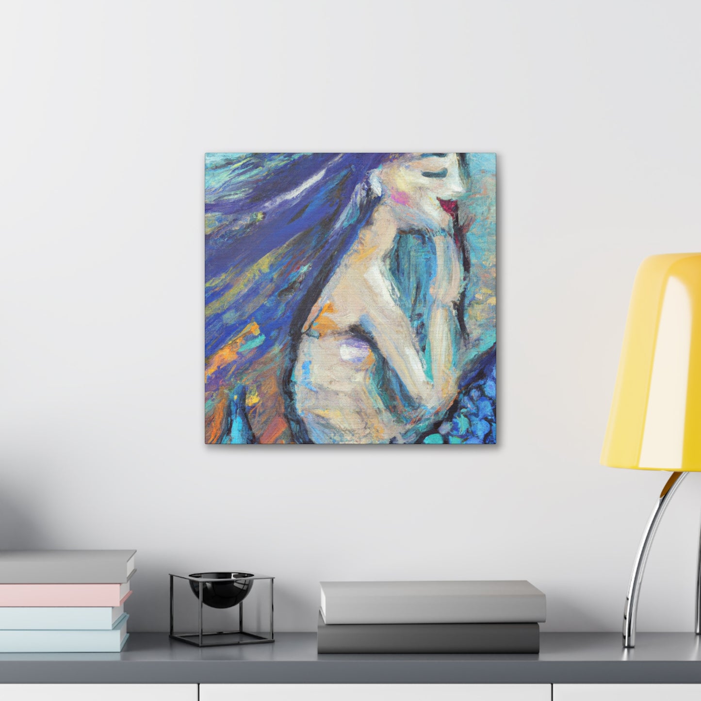 Mermaids in Moonlight - Canvas