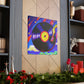 "Vinyl Resonance Impressionism" - Canvas