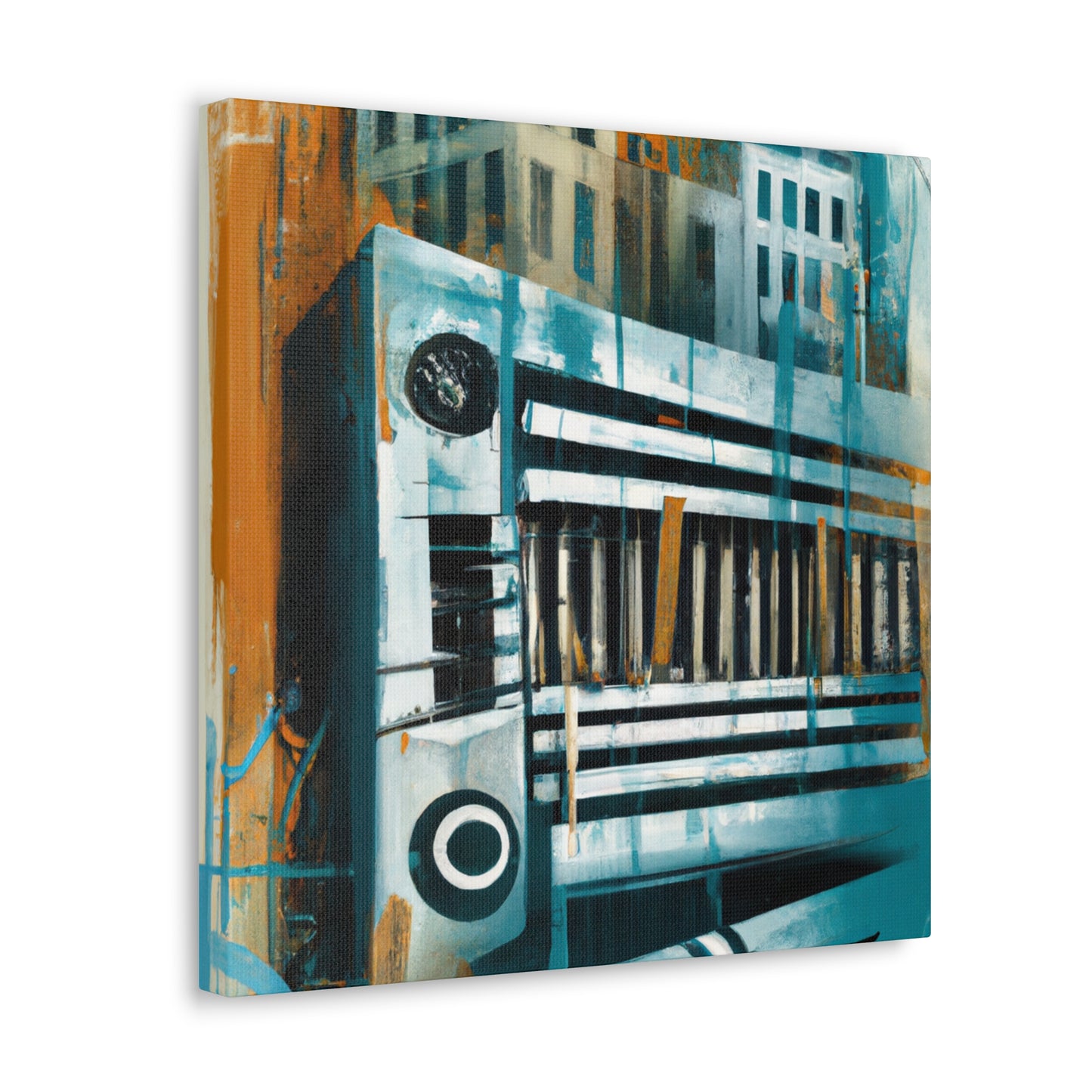 Harmonica Street Refrain - Canvas