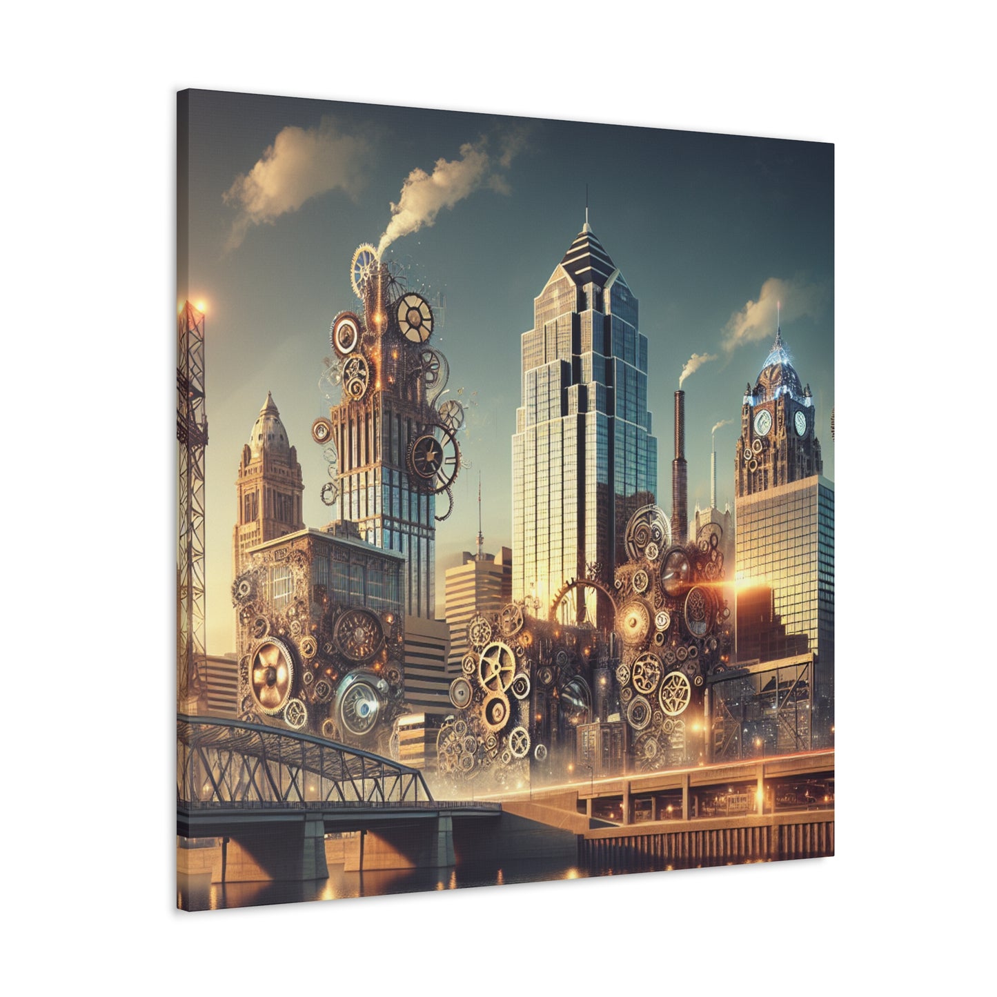 "Mechanical Marvels of KC" - Canvas