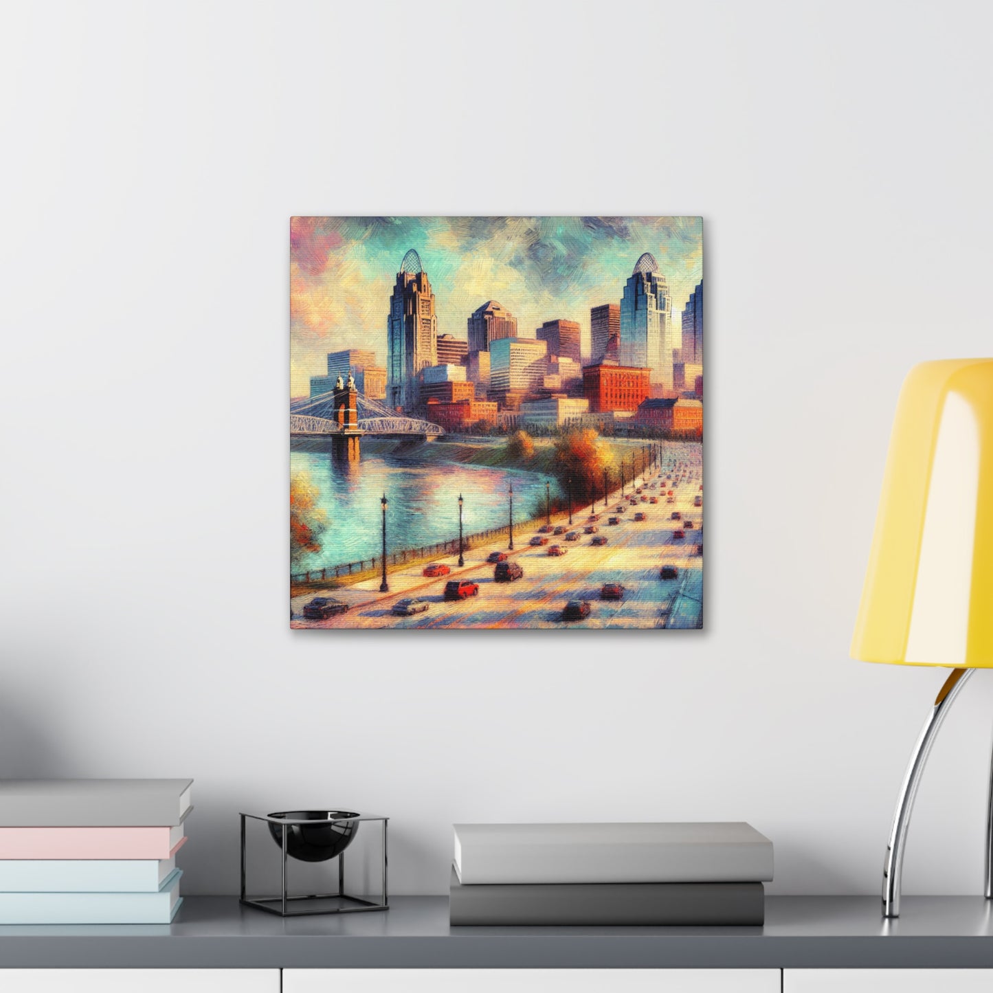 "Charming Cincinnati Delight" - Canvas