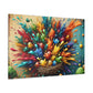 Feathered Fantasia: Avian Harmony - Canvas