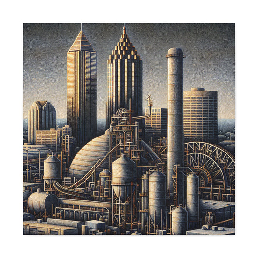 "Scintillating Atlanta Mosaic" - Canvas