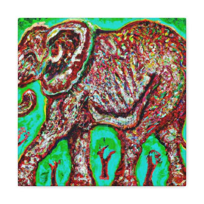 "Elephant in Splendor" - Canvas