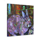 "Rabbit in Impressionism" - Canvas