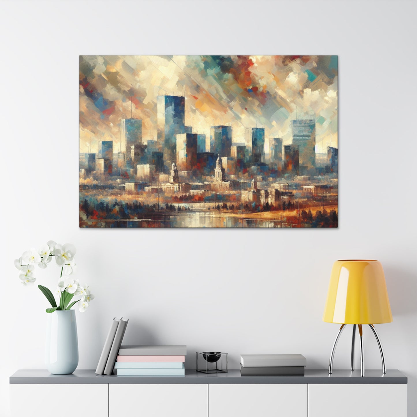 "Whirlwind of Denver" - Canvas