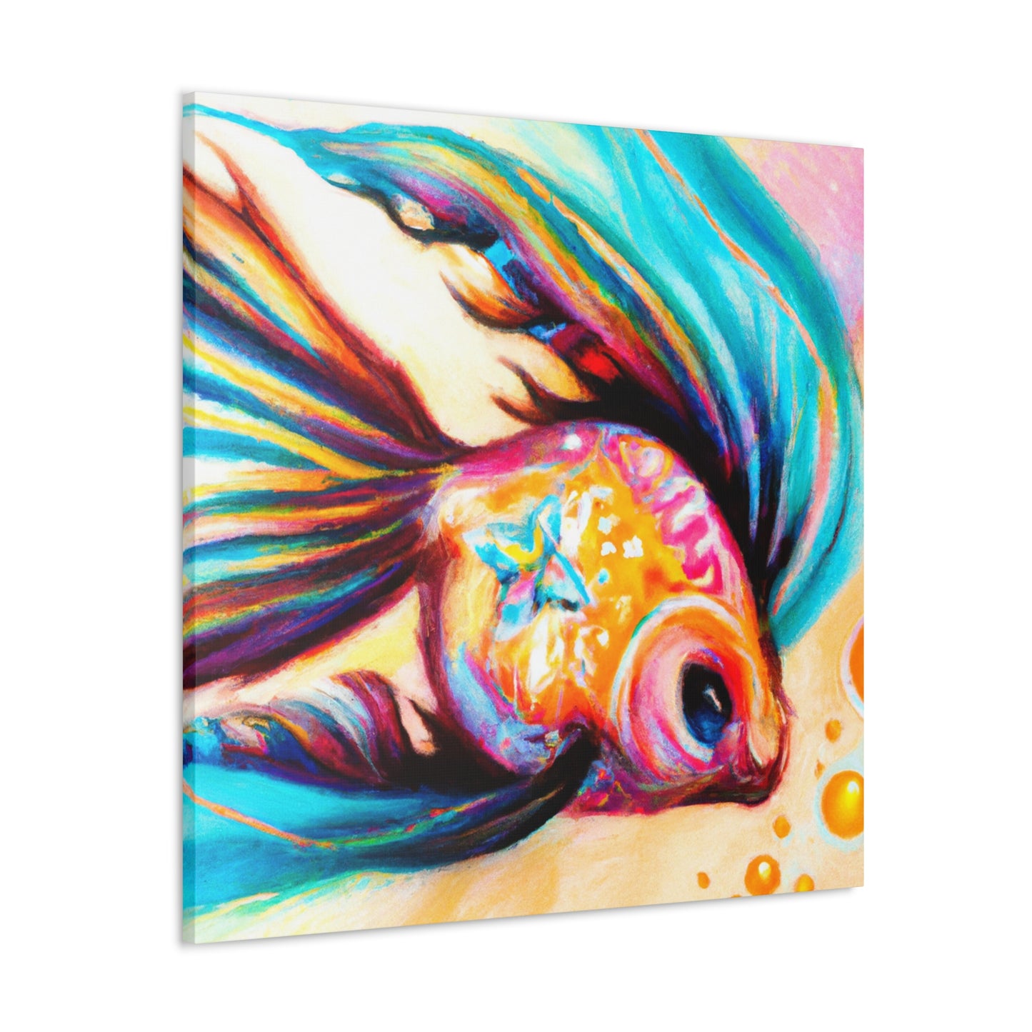 Rainbow Fish Glistening - Canvas