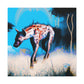 Hyena in Wonderland. - Canvas