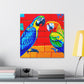 Macaws in Splendor. - Canvas