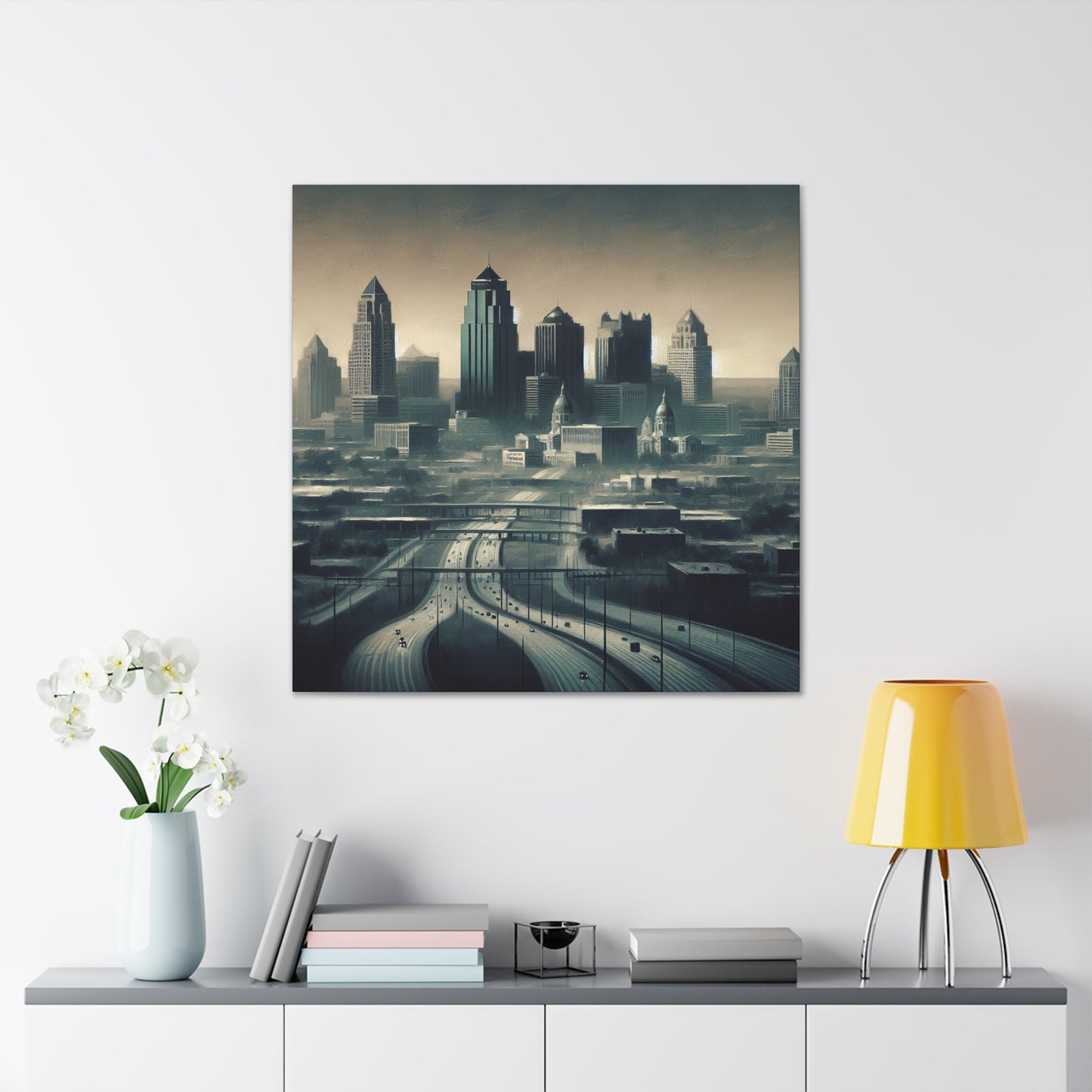 Midwest Metropolis Dreamscape - Canvas